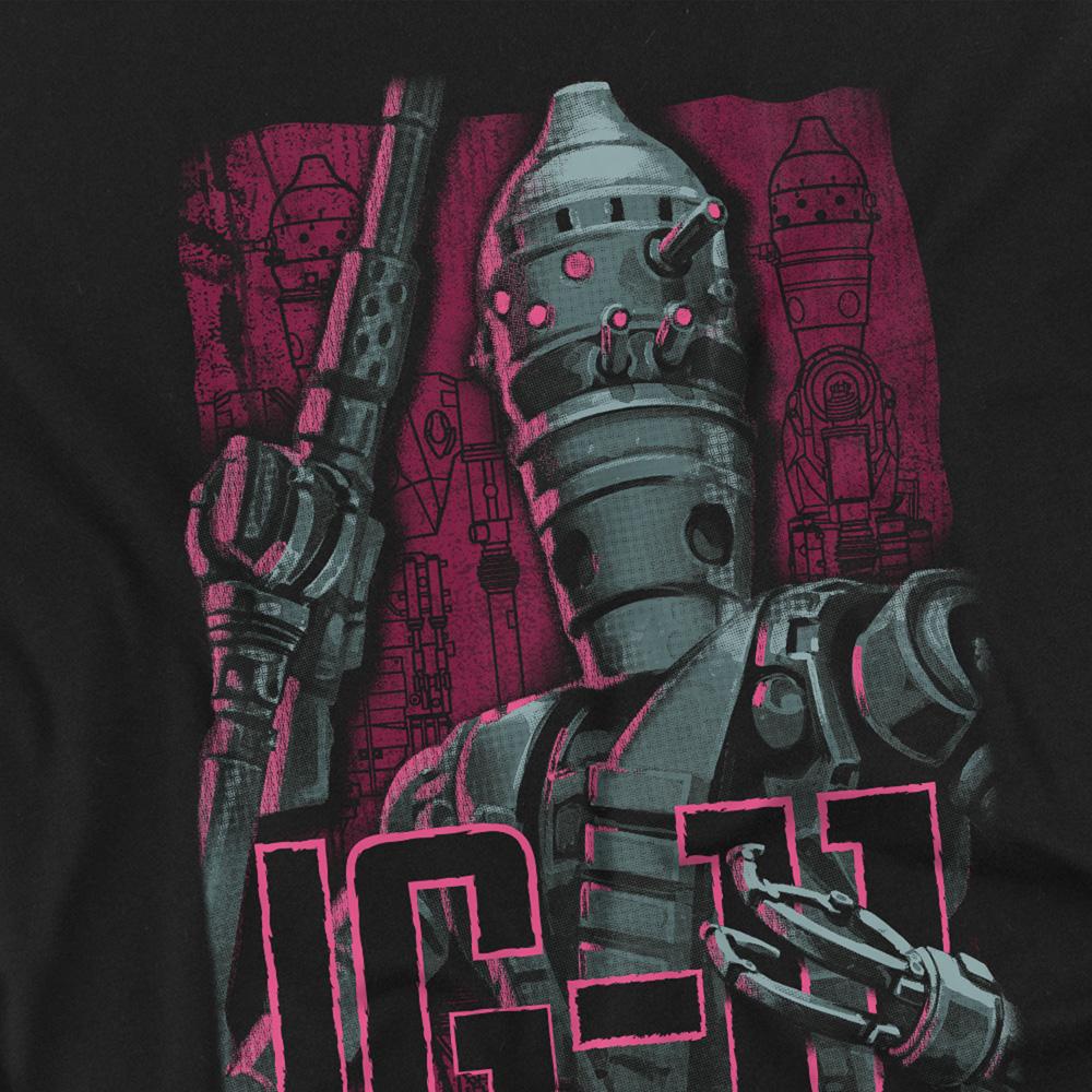 Star Wars: The Mandalorian Unisex Adult Ig11 Bounty Hunters T-Shirt