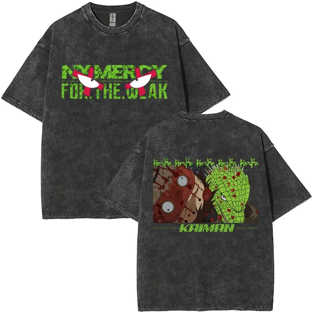 Anime Dorohedoro Kaiman Graphic Print TShirt Men Women Cotton Gothic Streetwear Hip Hop Fashion Summer Casual Oversized New Tee