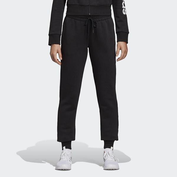 Adidas Essential Fleece-Lined Sweatpants Women Bottoms Black DP2399