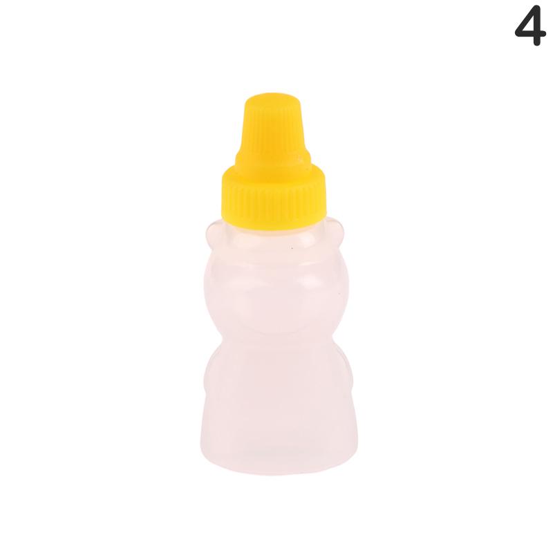 1/2/4Pcs Mini Condiment Squeeze Bottles 23Ml Honey/Ketchup/Soy Sauce/Salad Dressing Dispensers Lunchbox Squeezable Containers