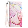 For Google Pixel 9/Pixel 9 Pro Case with Strap Marble Pattern Leather Phone Cover Card Holder