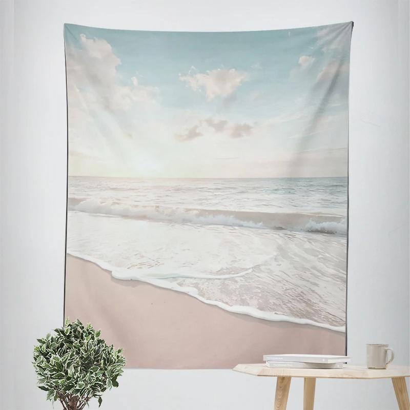 Seagull Beach Decorative Tapestry Home Wall Decor Office Living Room Tapestry