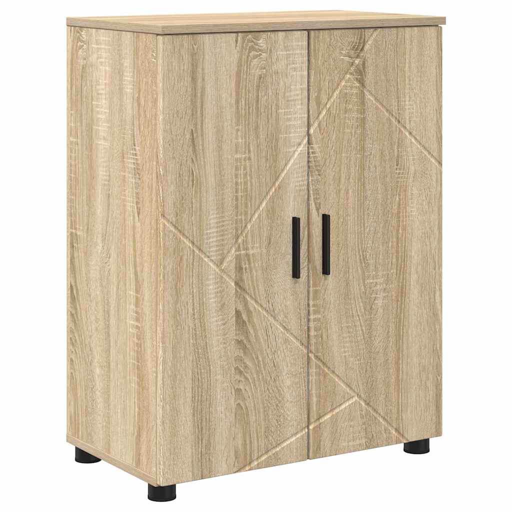 Bathroom Cabinet Sonoma Oak 60 x 35 x 80 cm