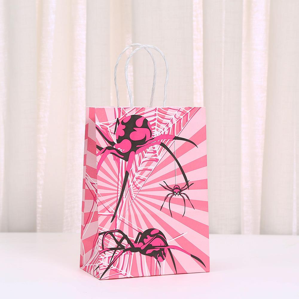 StoBag spider web gift wrapping bags for sweets personalized packaging Halloween party favor bags spooky candy treat bags