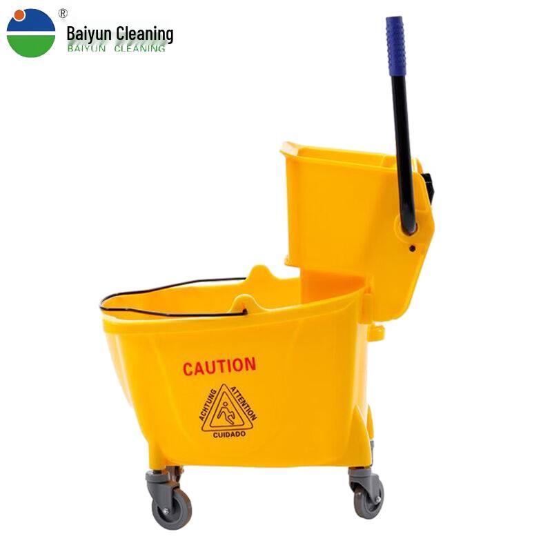 Baiyun Cleaning Single Bucket Wringer Cart