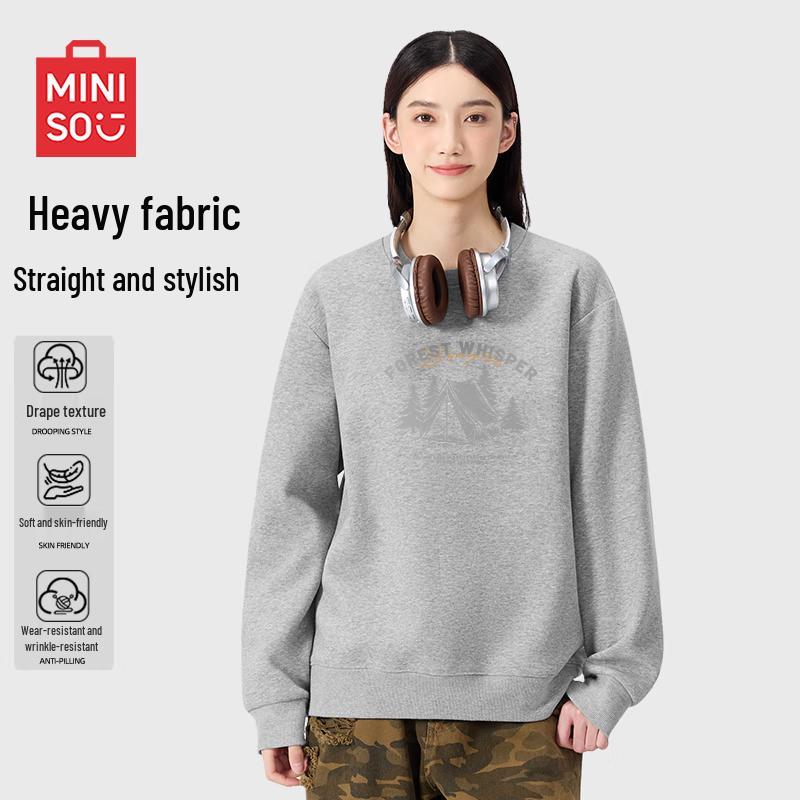 

MINISO Men s Fall Crewneck Sweatshirt 2XL