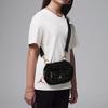 Jordan Logo Zip Closure Polyester Shoulder Crossbody Bag Women Bags Black Gold HV8005-010