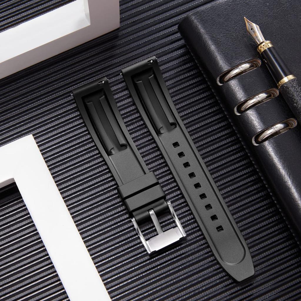 Quick Release Silicone Watch Band Replacement Rubber Watch Strap 18mm 19mm 20mm 21mm 22mm 24mm Smart Watch Band and Watch Strap Waterproof Rubber