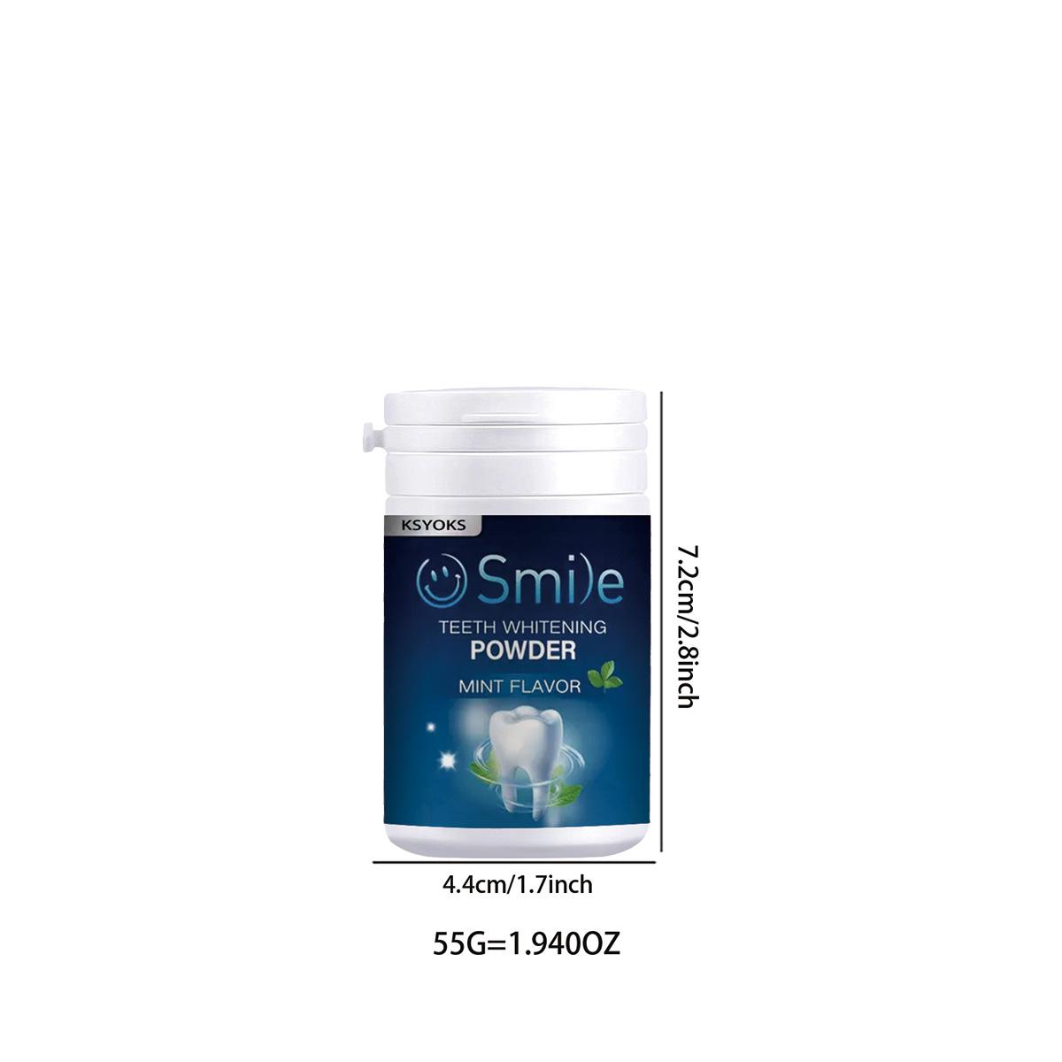 

Tooth powder gently cleanses stains and food residues on the surface of teeth, helping to maintain long-term oral cleanliness and fresh breath 55g