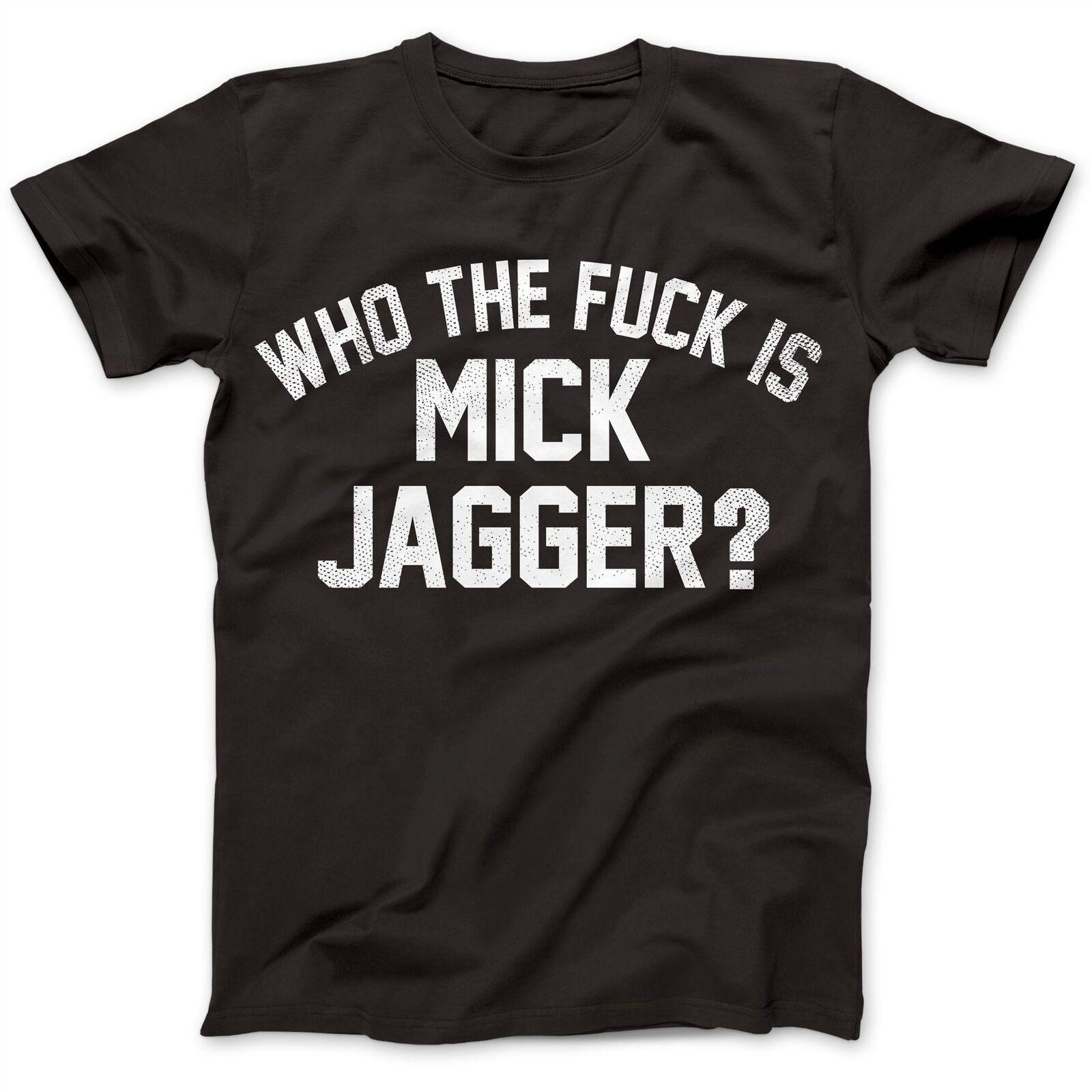 

Потертая футболка унисекс Who The F*Uk Is Mick Jagger Keith Richards