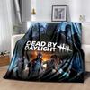 Dead by Daylight Flannel Blanket Soft Warm All-Season Throw, Design for Camping, Car Travel, Hiking Sofa, Bed, Office Perfect Gift for Parties