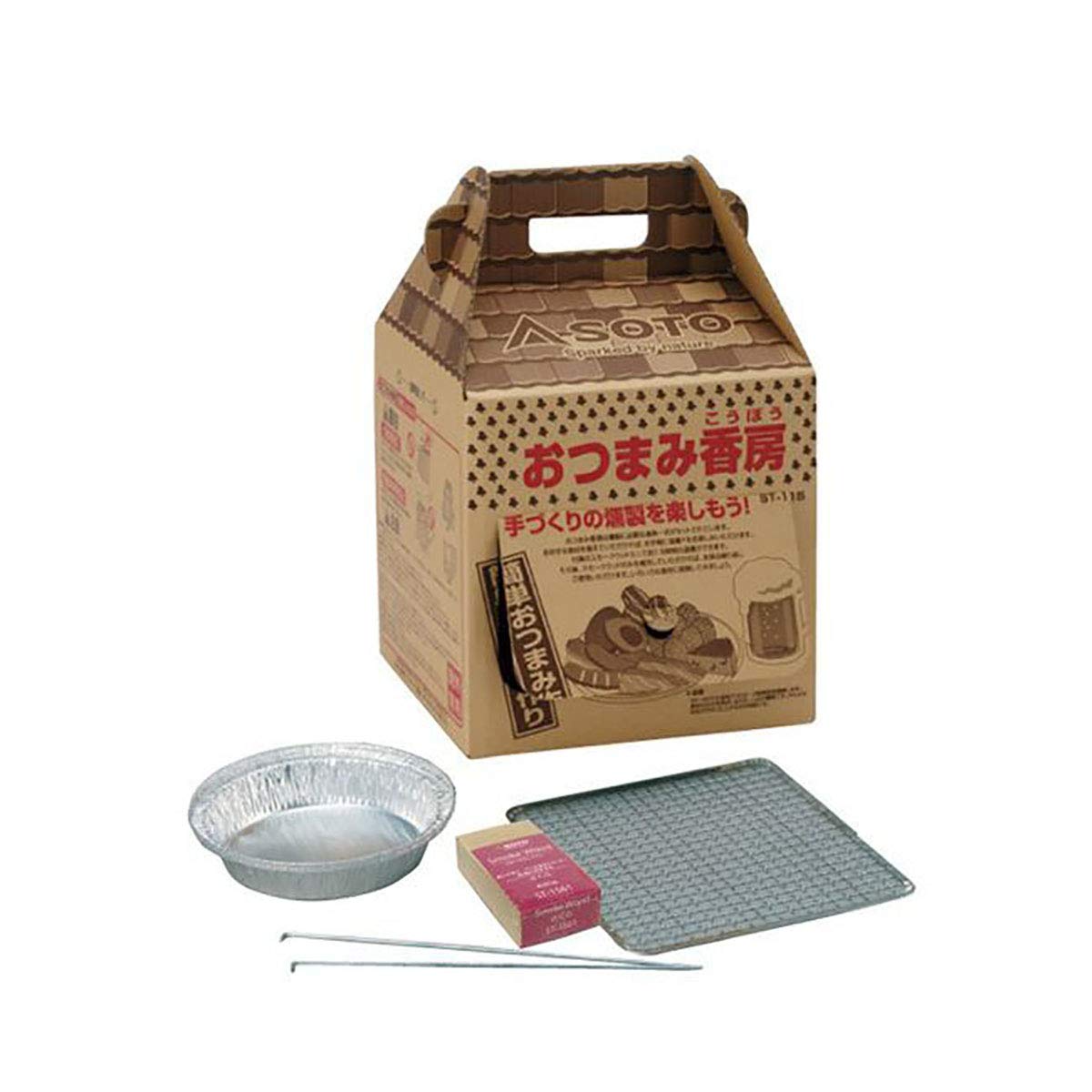 

SOTO Сделано в Японии Коптильня Okamochi Hot Compact Snack Kobo ST-115 Set, Коптильня, Форма, Картон, Копчение, Копчение, Складная, Многоразовая, Хранение, Легко,