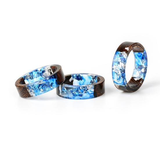 Ženy Ručně vyráběné Dřevo Pryskyřice Květinové Rostliny Prsten Prsten Šperky Dekor Dárek