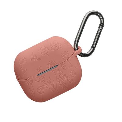 Kwmobile Kopfhörerhülle für Samsung Galaxy Buds 3 Galaxy Buds 3 Pro Schutzhülle mit geprägtem Muster / - Hülle, Staubdicht, Stoßfest, Silikon,