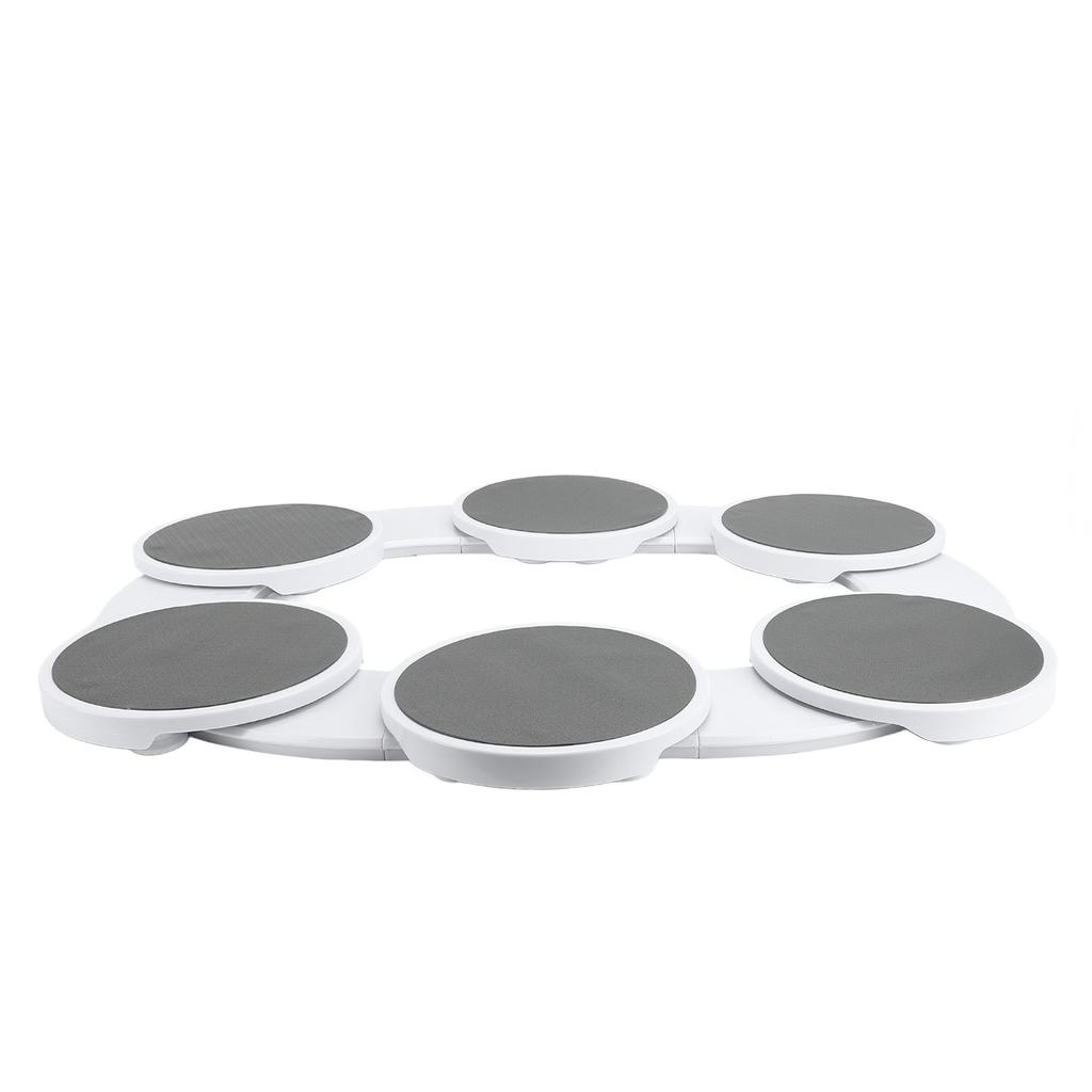 Drehbare Speisetabletts mit Schienen Tragbarer Essens-Tablett-Drehteller-Organizer für Esstisch-Zusammenkünfte