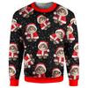 3d Print Santa Claus Playing Hockey Graphic Sweatshirts Men's Merry Christmas Crew Neck Pullover Sweater New In Xmas Hoodie