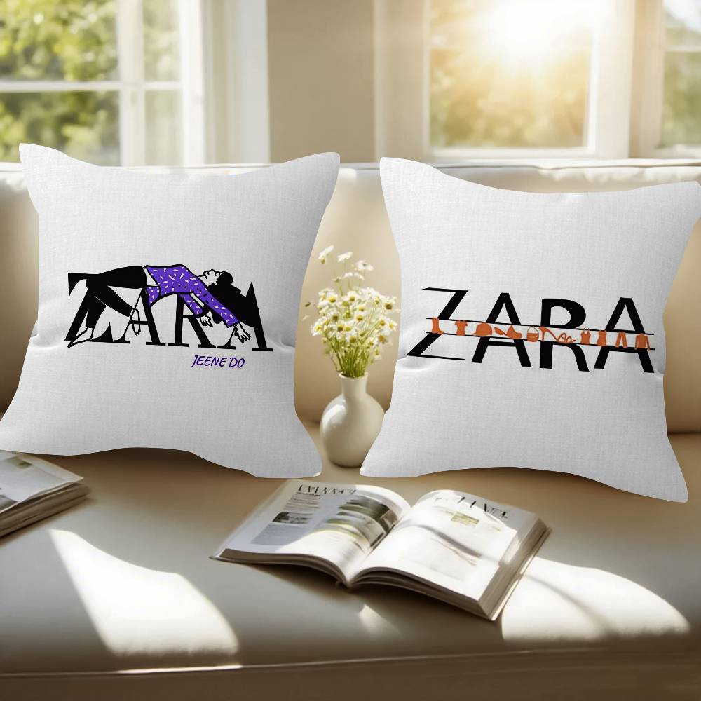 Fast Fashion Elegant Design ZARA-A   Pillowcase toon Gift Cushion Cover Bedroom Home Sofa Chair Seat Decor pillow case