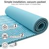 Queen Mattress Topper Memory Foam Mattress Topper with Hardness Gel Topper Soft Cooling Bed Pad for Pressure Relief Body Support