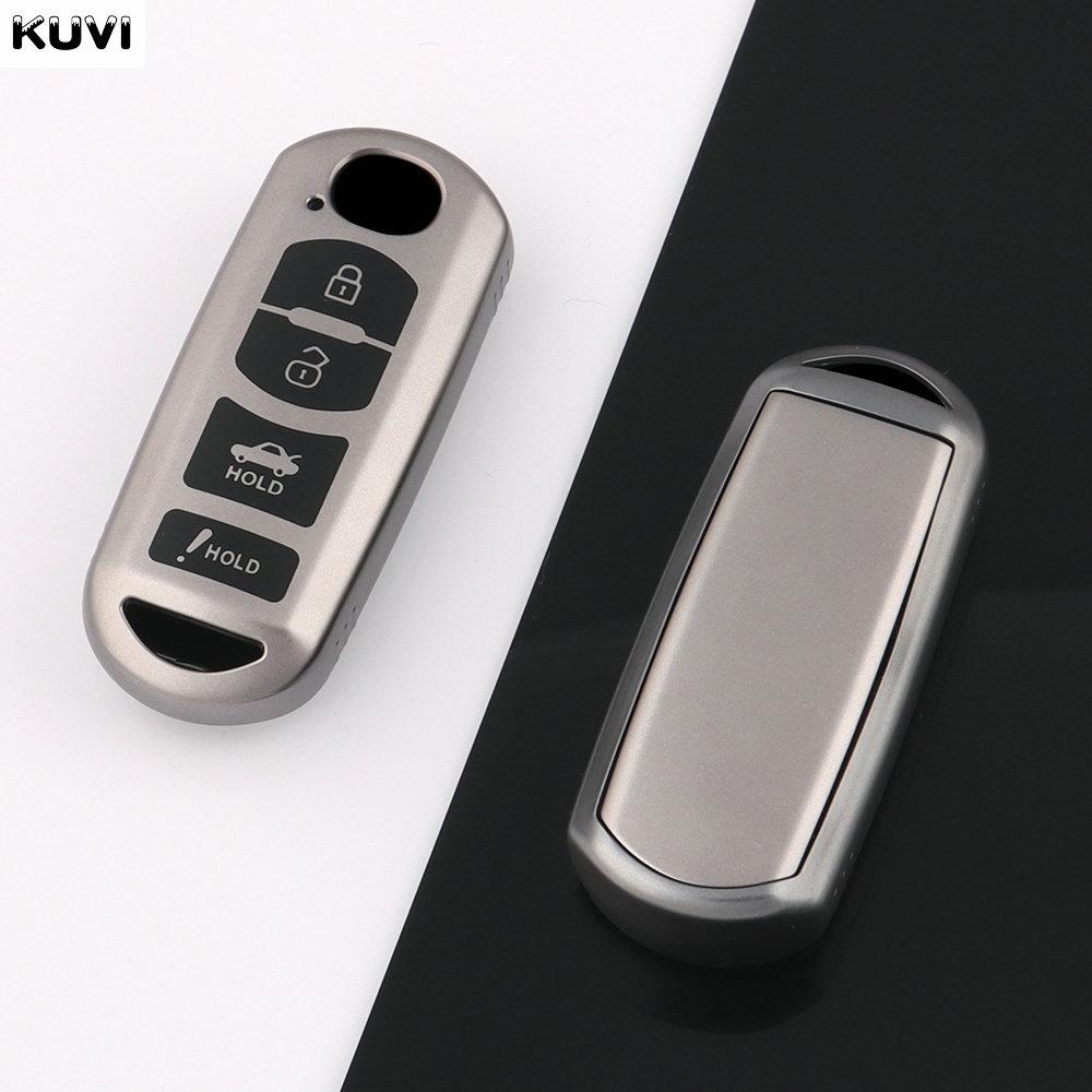 

2 3 4 Buttons Gun Grey New Car Key Case Cover For Mazda 2 3 5 6 Cx-3 Cx-5 Cx-7 Cx-9 Speed Miata Mx5 Shell Jacket Protector Fob
