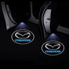 2Pcs Car Door Emblem Light LED Welcome Lamp Wireless Laser Projector For Mazda 2 3 4 5 6 7 8 9 323 626 Axela CX3 CX4 CX5 CX6 CX7 CX9 MX3 RX7 RX8