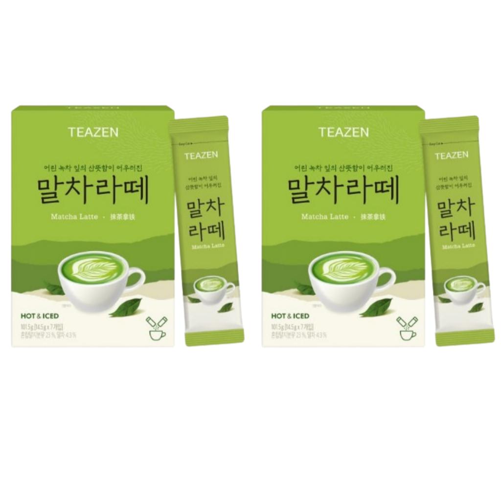 Teazen Matcha Latte 7 Stück