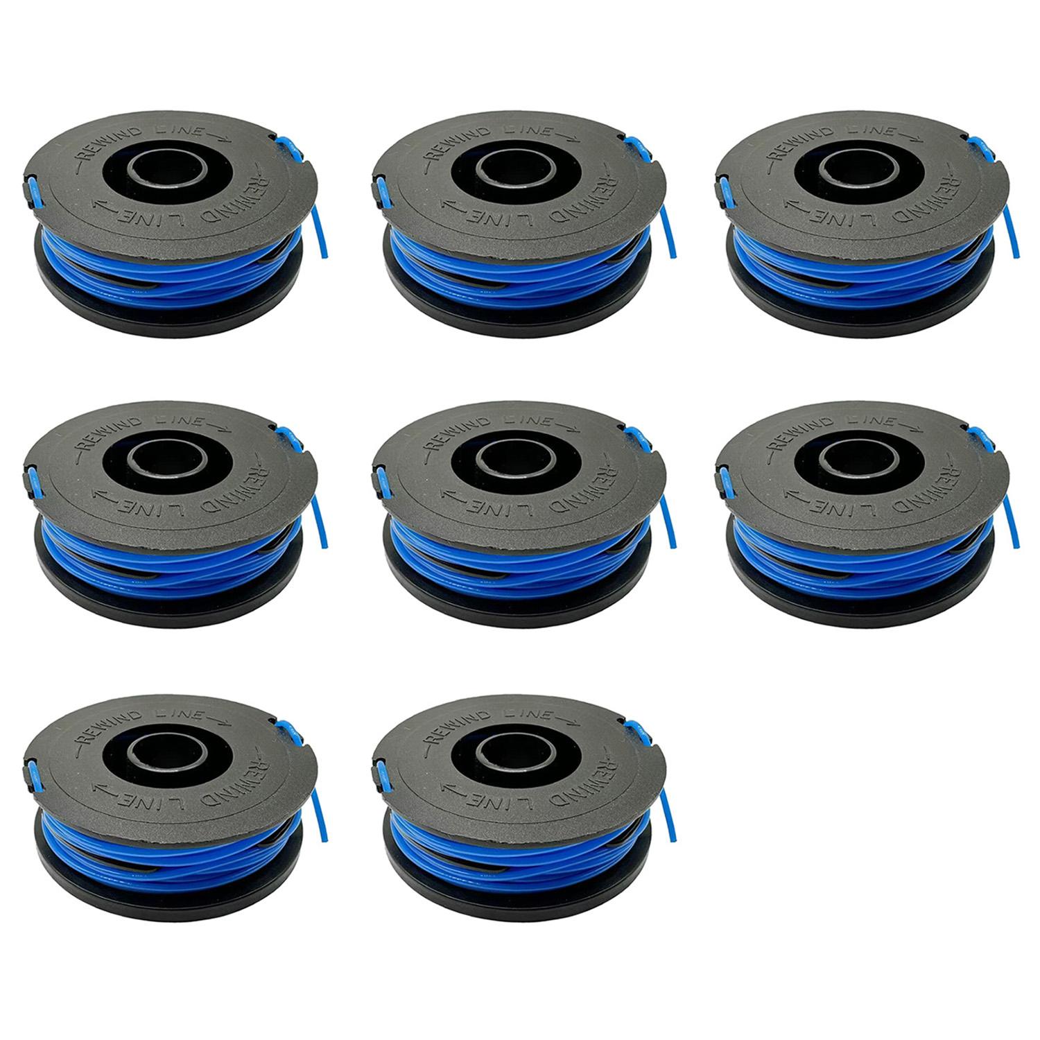 

RSJA-01 8Pcs for Spear & Jackson GT600/GT450 Lawn Mower 32ft Nylon Rope Replacement Spool A