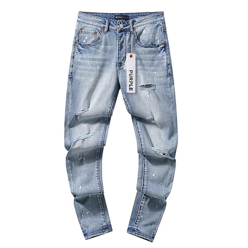 Jeans de Hombre Rectos con Parches Desgastados Estilo Vintage High Street Pantalones Casuales