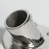 BAAU 2X Marine Edelstahl 60 Grad 22mm 7/8 Zoll Rohr Runde Basis Handlauf Geländer Beschlag Yachtzubehör