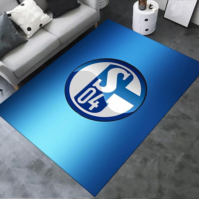 2025 New FC Schalke 04 Carpet Rug for Living Room Bedroom Home Sofa Decoration,Kids play Non-slip Floor Mat50