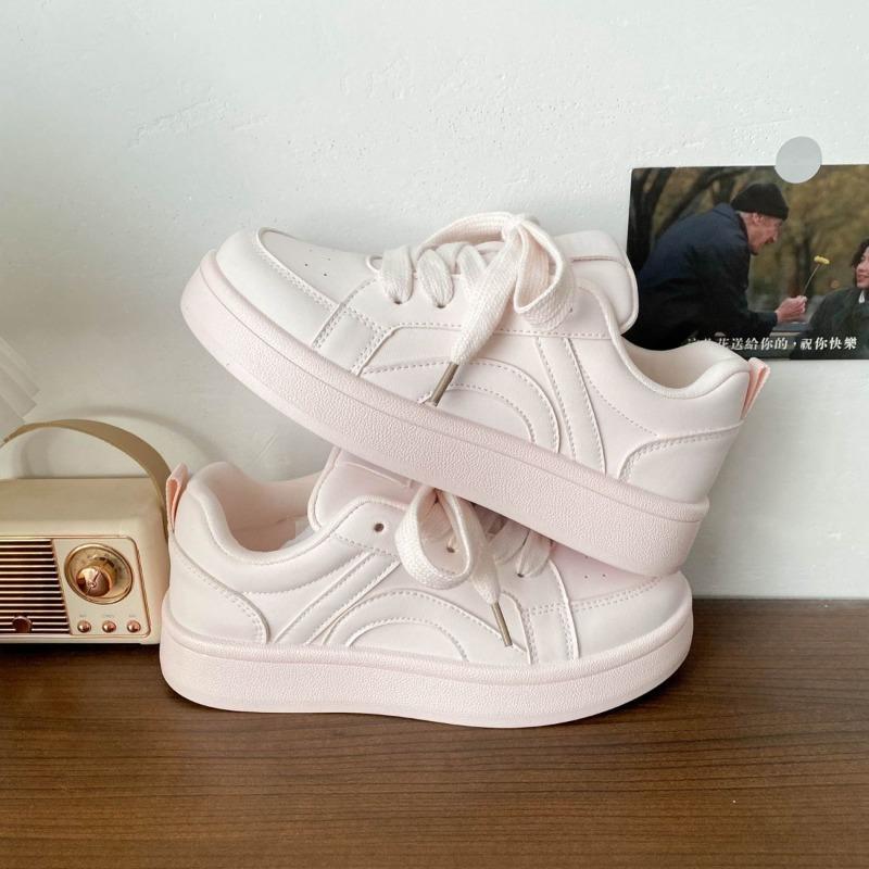Fashion Niche Versatile Flat Bottomed Solid Color Casual Board Shoes Spring Autumn Styles Simple Comfortable Daily Women's Shoes
