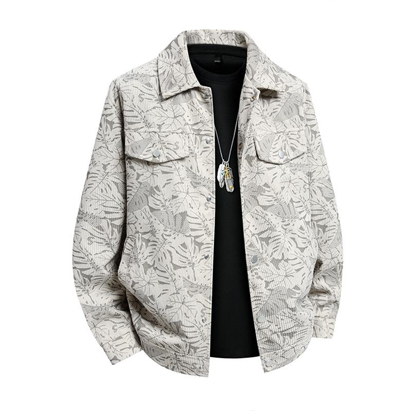 

High-end Jacket for Men In Spring and Autumn Spring New Trendy Handsome Casual Stand-up Collar Jacket for Men M