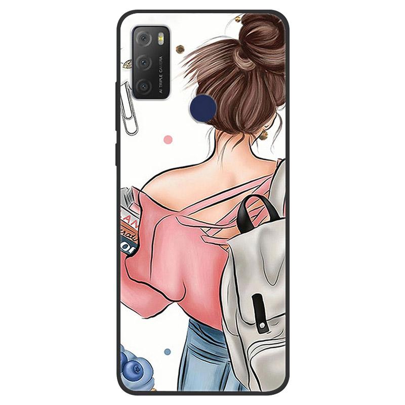 For TCL 20Y 6156D Case Shockproof Soft TPU Silicone Phone Cover For TCL 20Y 20 Y E 6125F Fundas For TCL20Y TCL20E Shell Coque
