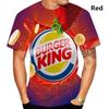 2025Summer Burger King Men's Women New Fashion 3D Printed T-Shirt Casual Cool Short Sleeve Print Shirts For Men Tee Tops
