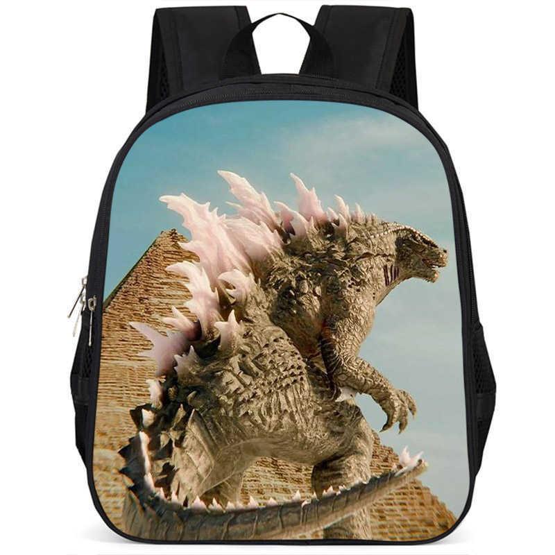 Stilingas Godzilla 15 colių didelės talpos lengvas mokyklos kuprinė vaikams