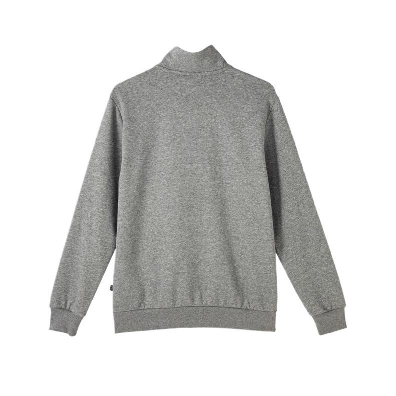 Puma Solid Color Warm Fleece Zipper Jacket Men jackets Gray 688463-02