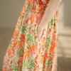 DIMANAF New 2026 Women Plus Size Summer Casual Long Dress Cotton Loose Oversize Floral Print Beach Sundress