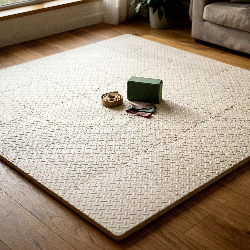 8/12/16Pcs Foam Fitness Non Slip Yoga Mat Fitness Floor Tile Home Gym Yoga Puzzle Mat Equipment Protective Mat Rug 30x30x1CM