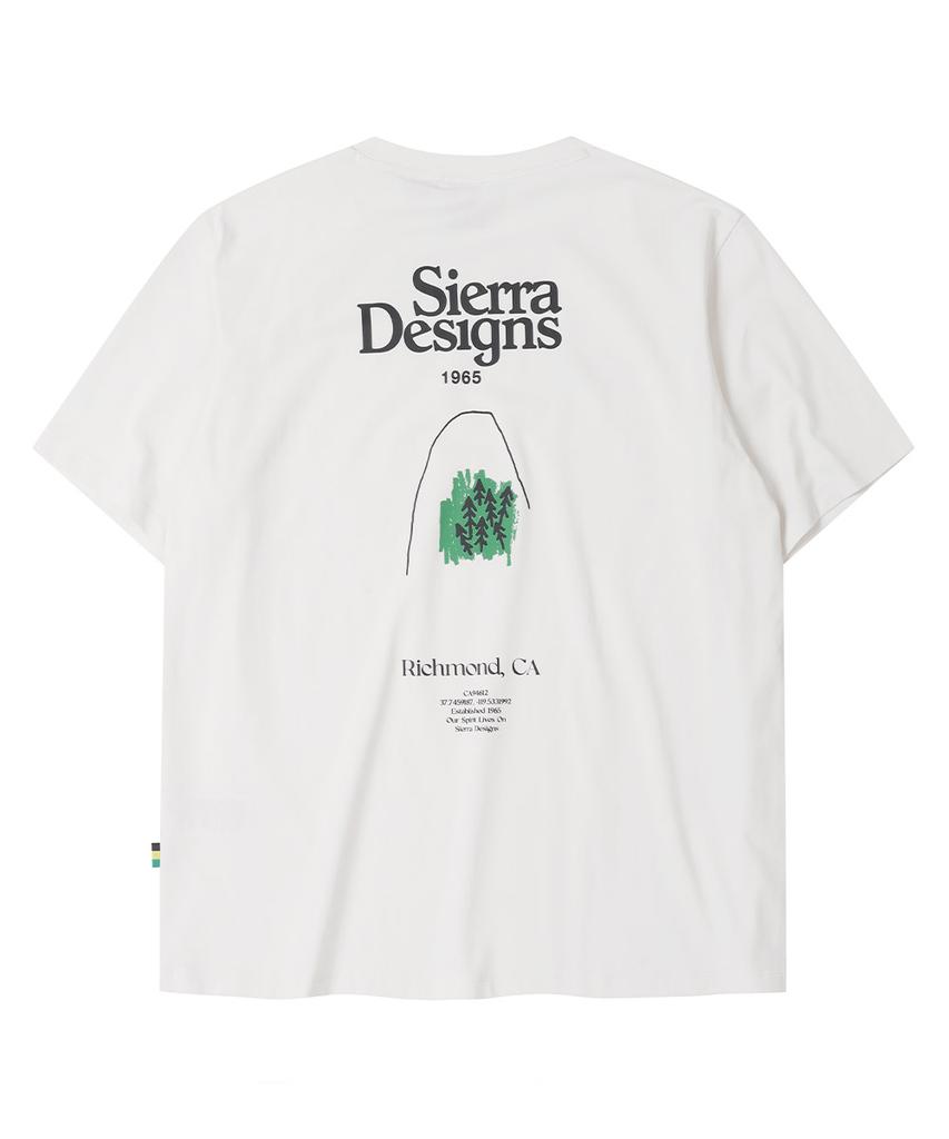 SIERRA DESIGNS Richmond Logo Chill-Lite Short Sleeve White
