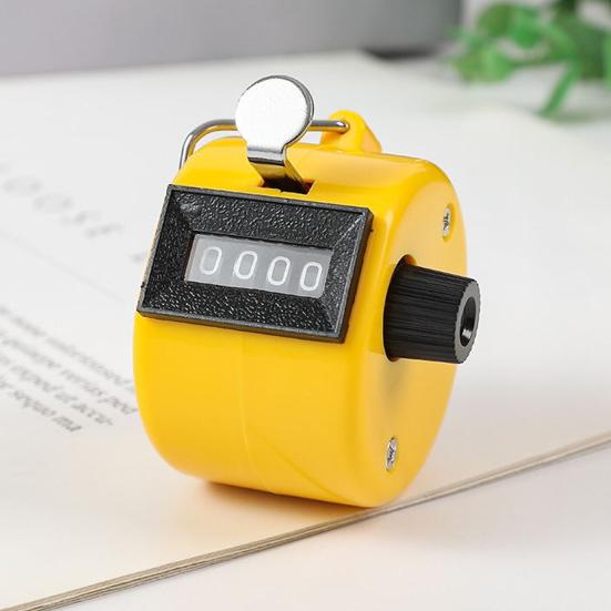 Handheld Tally Counter 4-Digit Number Clicker Counter Coaching Knitting Fishing Golf