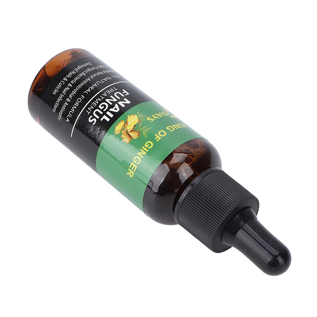 Herb Ginger Fingernail Toenail Repairing Liquid Nail Care Oil for Brittle Crack Toenail 50ml