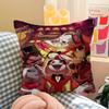 C-Charlie H-Hazbin Pillow Covers Cartoon Sofa Decorative Home Double-sided Printing Short Plush Cute Cushion Cover