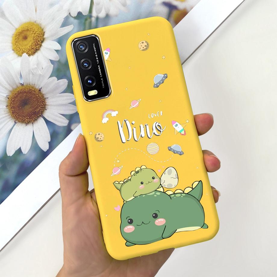 For Vivo V2027 Vivo V2028 Phone Case Space Man Moon Night Cartoon Soft Silicone Bumper Funda For Vivo Y11s Y12s Y20 Y20i Y20s