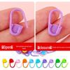 Handmade Clear Color Stitch Markers for Knitting & DIY Projects - Small Pins for Sweaters & Shoes