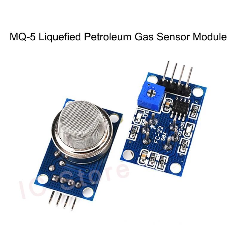 1 STKS Gas Sensor MQ-2 MQ-3 MQ-4 MQ-5 MQ-6 MQ-7 MQ-8 MQ-9 Detectie Rook methaan vloeibaar Gas Sensor Module