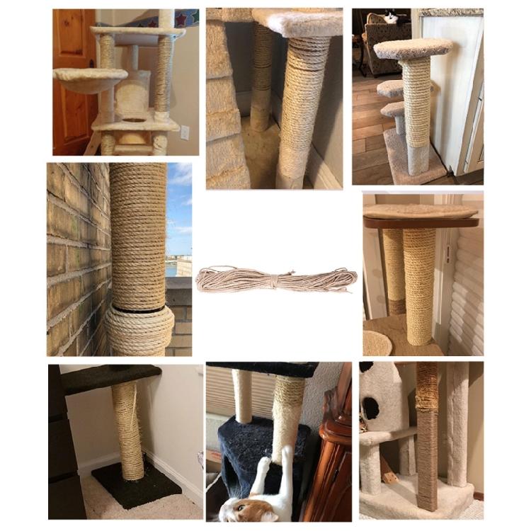 Versatile Sisal Rope for Household and Garden Cat Scratching Post Accessories