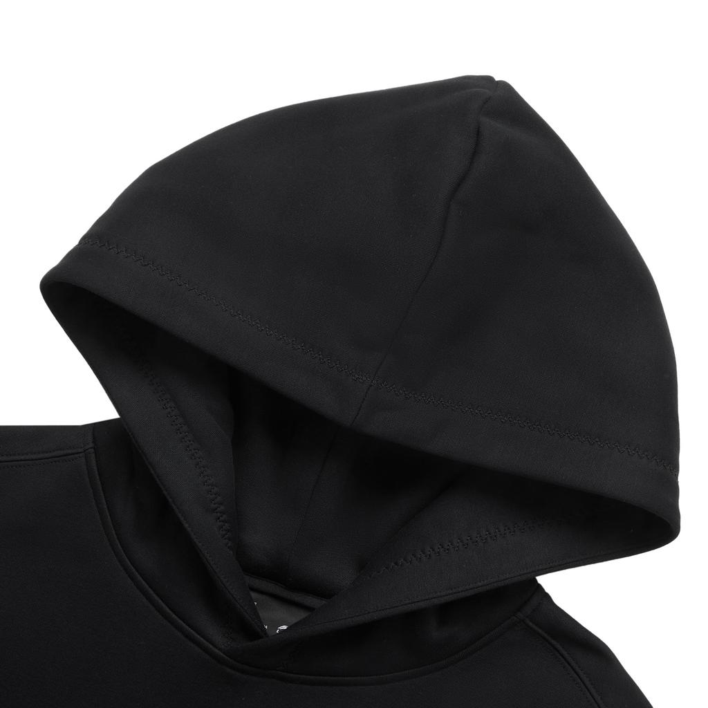 Li Ning Sports Lifestyle Series Infraröd Antistatisk Antibakteriell Pullover Lös Fleece Varm Sweatshirt Unisex sweatshirt Svart AWDUA07-1