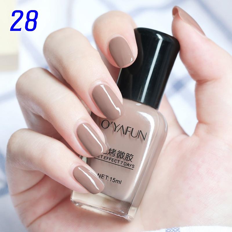 New Non-peelable Nail Polish Waterproof No-bake Micro-glue Non-fading Glitter Sequins Quick-drying Nail Polish
