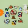 Anime Vibrant Character Brooches For Fashionable Clothing Decorative Metal Pins For Both Men Women And