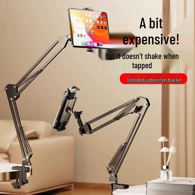 Universal Metal Bed & Desk Tablet Phone Holder for Overhead Viewing