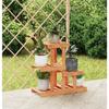 VidaXL Flower Stand 58x25x51 Cm Solid Fir Wood 362870